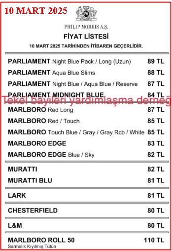 PM Grup Sigara Fiyatları
